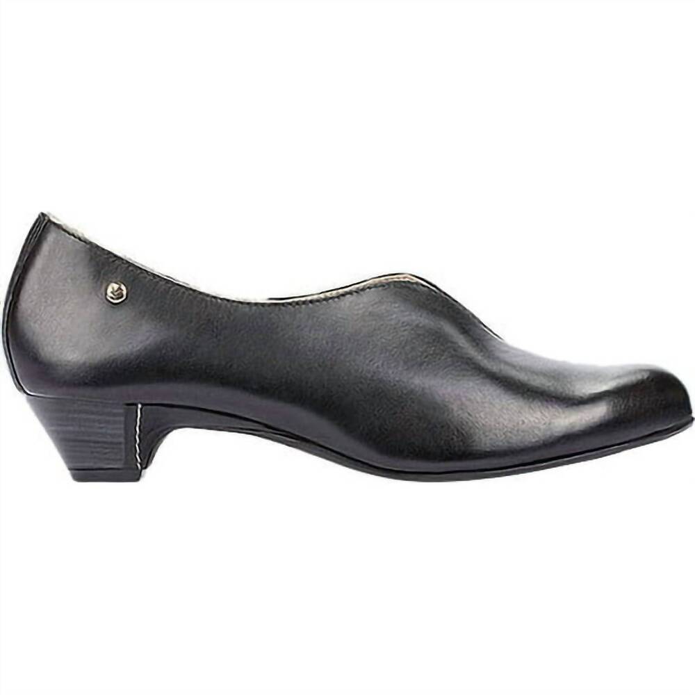 NEW PIKOLINOS women's elba mid heel pump in black